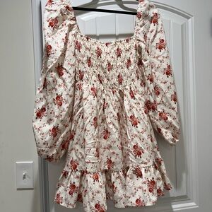 Altar’d State Floral Puff Sleeve Dress